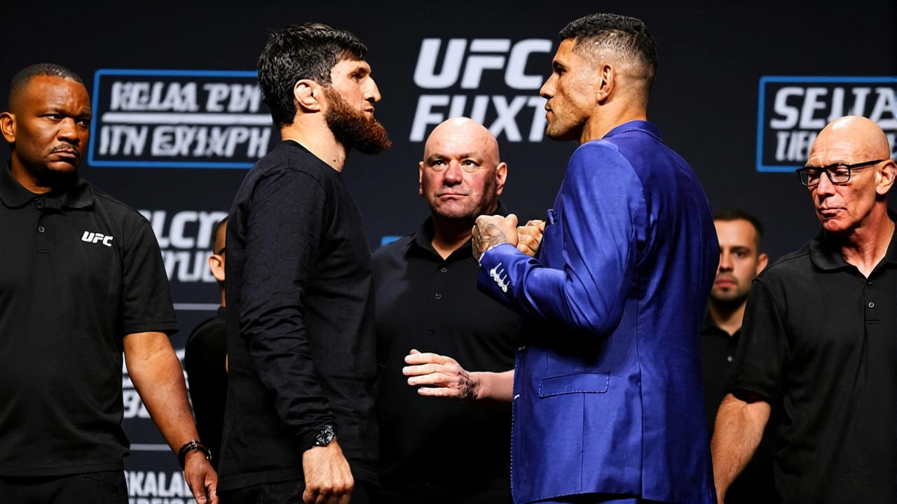 UFC 320 Press Conference: Ankalaev vs. Pereira Sparks Heated Rivalry