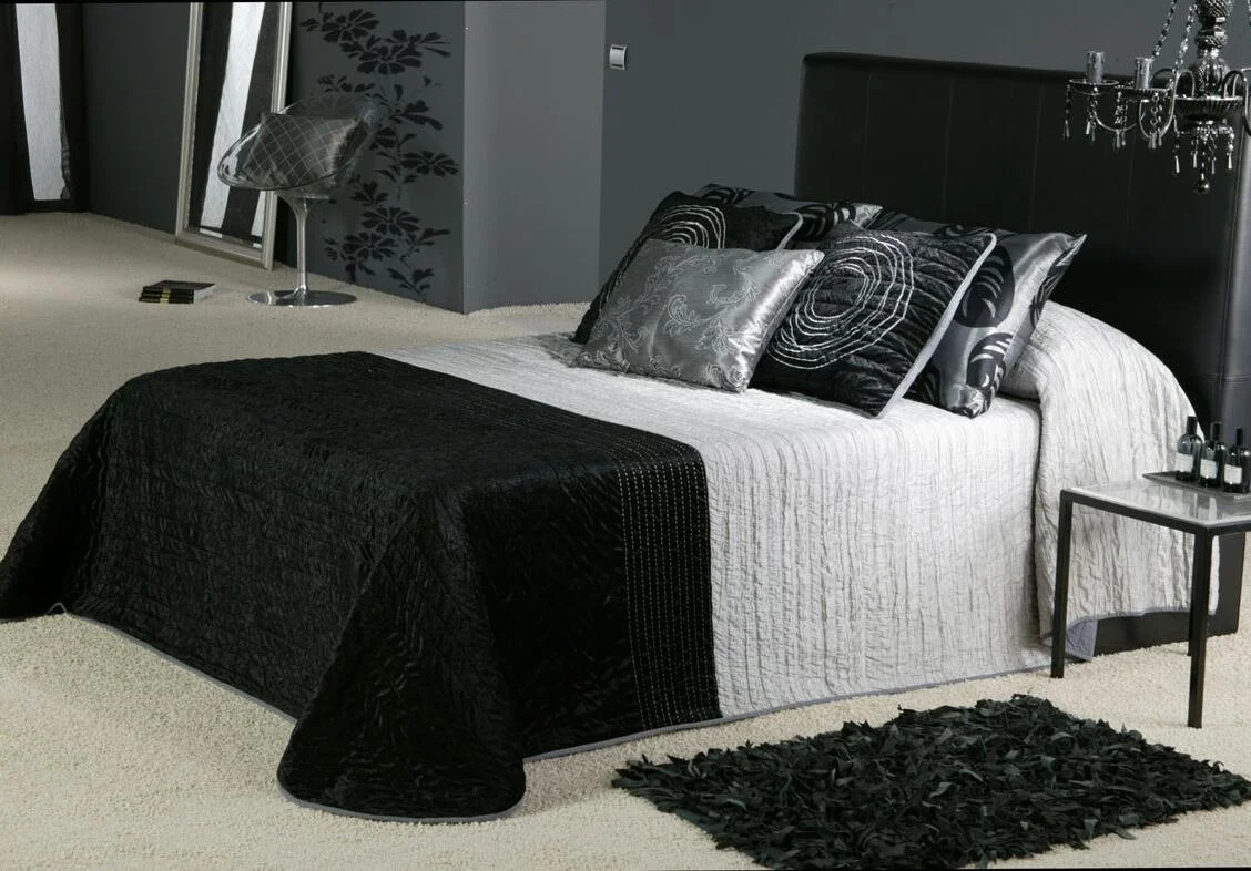 Awesome Black And White Bedroom Decor Picture With Simple Beds With Drawers And Contemporary Bedside Tables Melbourne Also Bedroom Curtains And Drapes In Bedroom Design Ideas Black And White
