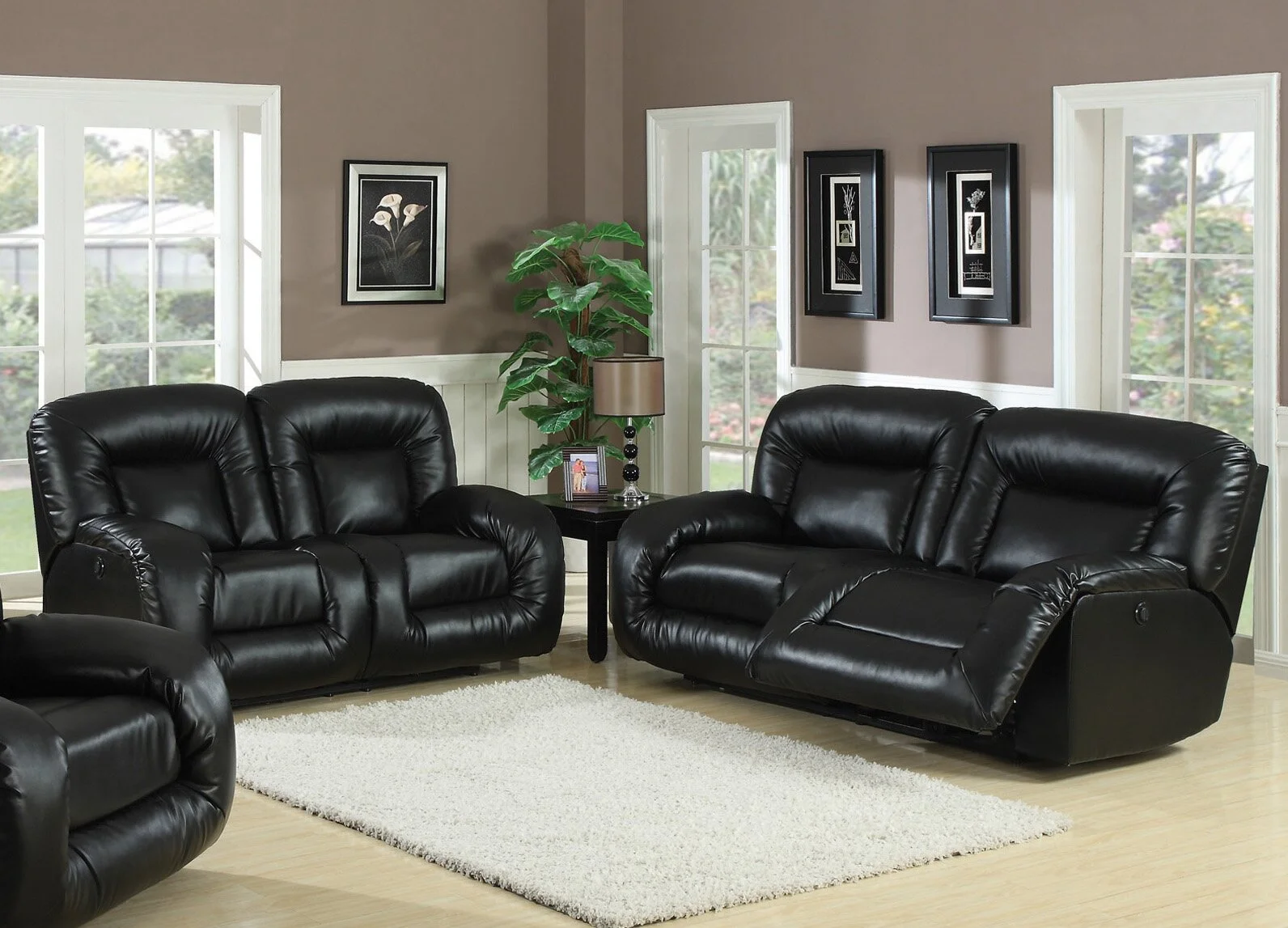 Cool Ideas For Living Room Decoration Ideas Using Black Leather Sofa Inside Perfect Blend In Living Room Design Ideas With Black Sofa