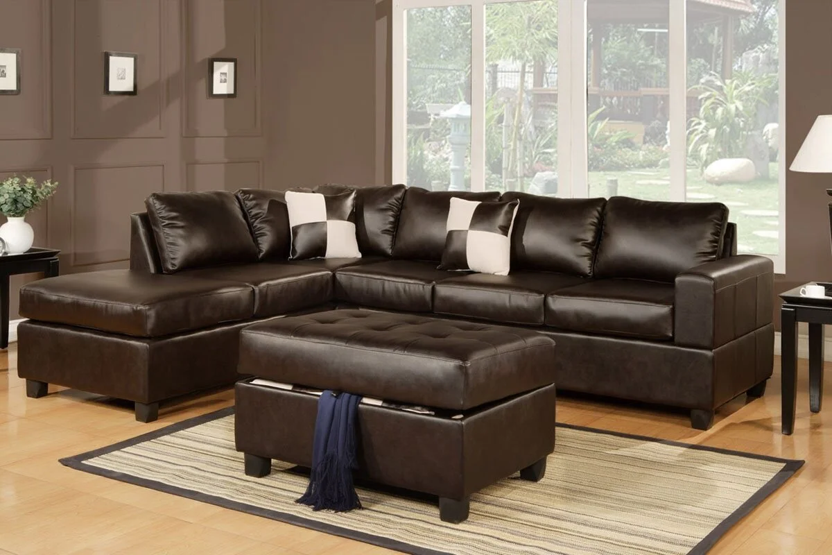 Decorating Ideas Good Looking Living Room Decorating Design Ideas With Dark Brown Leather Sofa Along With Rectangular Leather Coffee Table And Brown Leather Accent Pillow For Leather Sofa Astounding A Intended For Perfect Blend In Living Room Design Ideas With Black Sofa